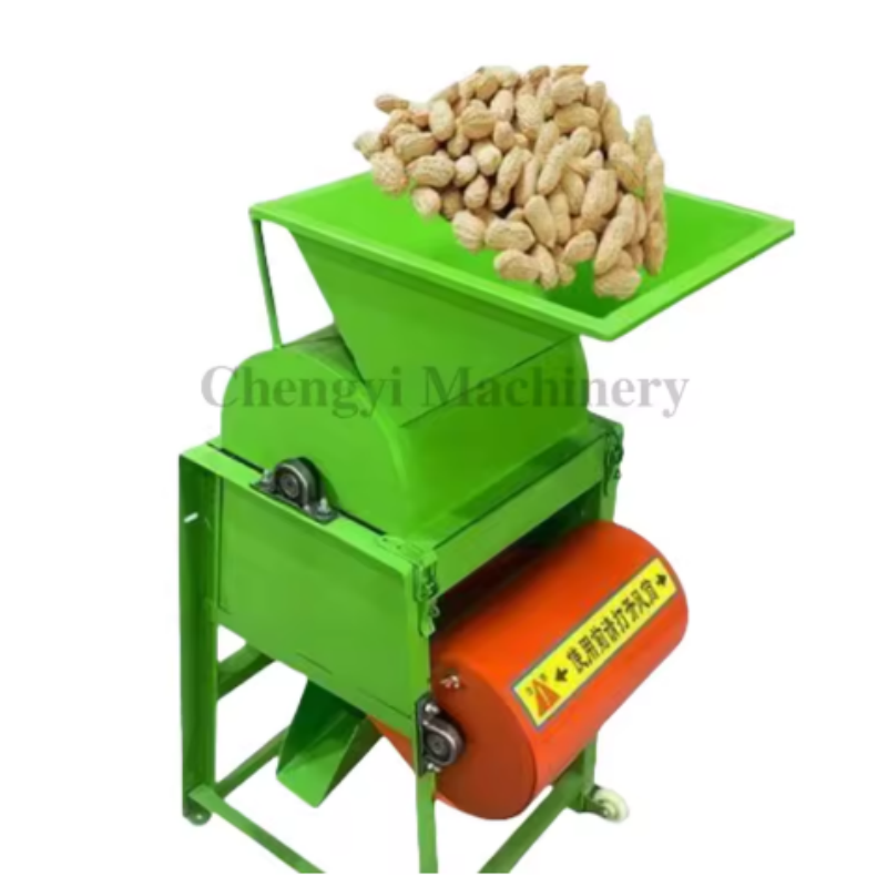 Iron Groundnut Shelling Machine 220V / 380V Grain Processing Equipment
