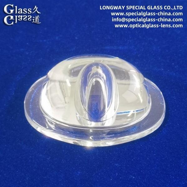 Durable High-Performance LED High Bay Light Lens - Polished Borosilicate Glass