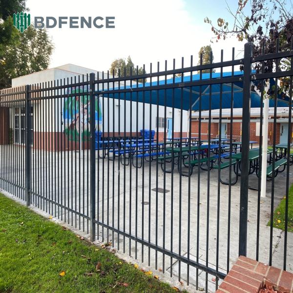 Noise-Reducing Tubular Steel Fence Peaceful Barrier