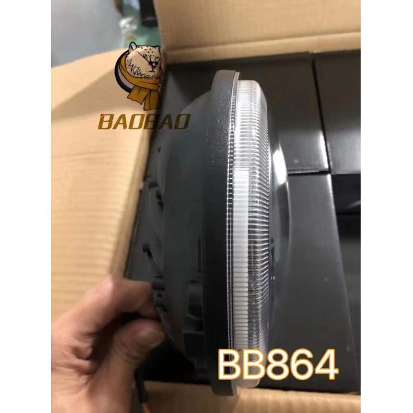 7 Inch BOSS Metal Round White Yellow Dual Color Auto Lighting System for Harley Davidson Led Headlights for Bike 70 Led Light