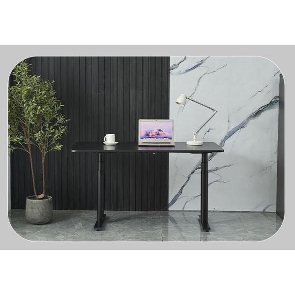 Office Dual Motor Electric Sit Stand Desk with Modern Design and Custom Wooden Grain
