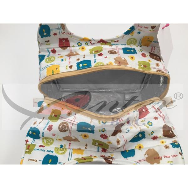 Waterproof Neoprene Food Bag Reusable / Kids Cooler Lunch Bag For School