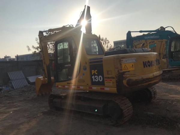 Energy Saving Used Komatsu PC130 6 Crawler High Stability Original Color