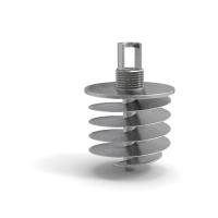 Connectez l' ancrage de l' absorbeur 40.5*37 mm de matériau en alliage de zinc avec kit de fil réglable
