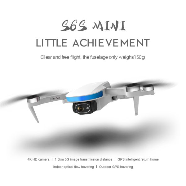 New S6S Brushless Motor Drone 6K HD Dual Camera RC Auto Obstacle Avoidance Professional Foldable Quadcopter