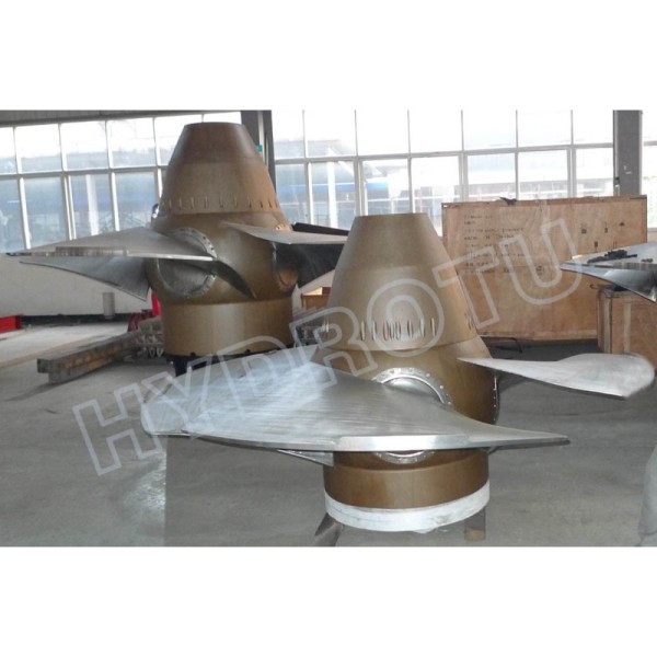 Kaplan Hydro Turbine / Water Turbine for Water Head 2-25m and capacity 100KW