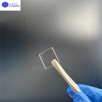Vitre en verre optique carré en saphir résistant à l'usure haute transmission personnalisable