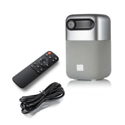 O núcleo portátil 1.4G do quadrilátero do projetor do DLP de 100 lúmens constrói na bateria 10000mAh
