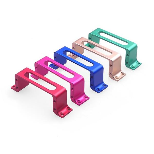 Сплавы космических воздушных судн зеленого цвета пурпура кронштейна CNC алюминиевых алюминиевые