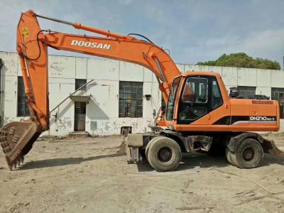 Máquina escavadora longa do alcance de Doosan da eficiência elevada por H150W-7 rodado 2014 anos