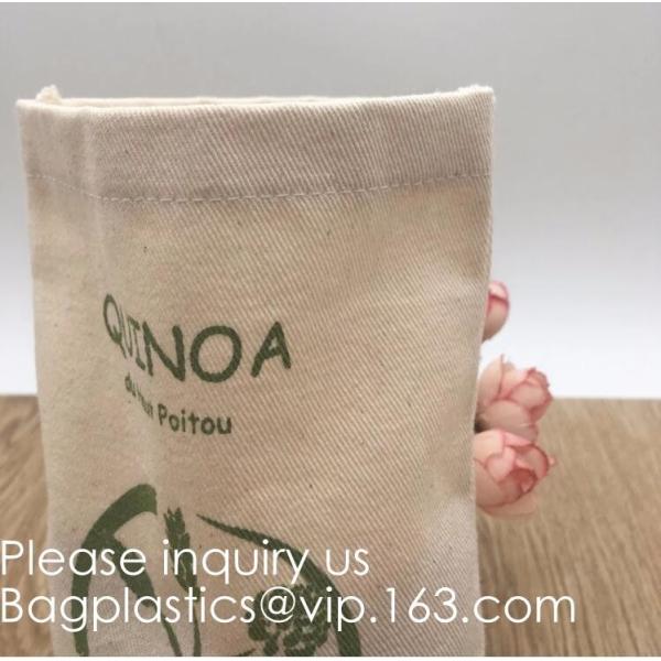 Cotton Drawstring Bags, Reusable Muslin Bag Natural Cotton Bags with Drawstring Produce Bags Bulk Gift Bag Jewelry Pouch