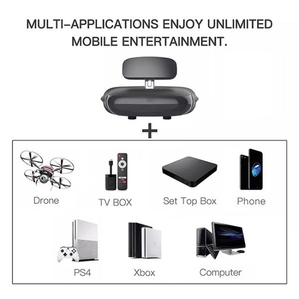 Drone Use UAV Parts Theatre Headset Cinema With Sony Display
