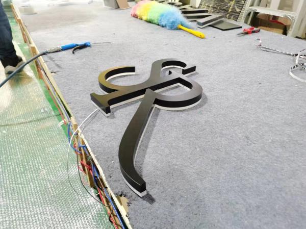 Hot selling custom sign outdoor advertising logo 3d backlit metal store letter