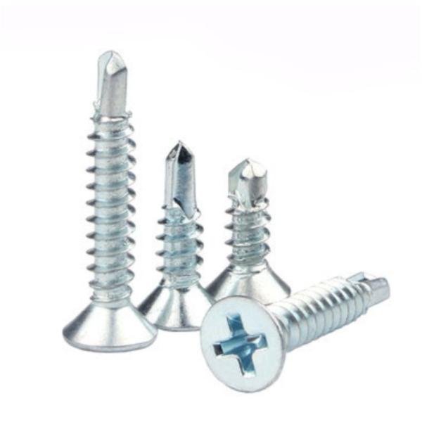 DIN 7504 Cross Recessed Pan Head Drilling Screws With Tapping Screw Thread DIN 7504 N/P/K Series Self Drill Screw