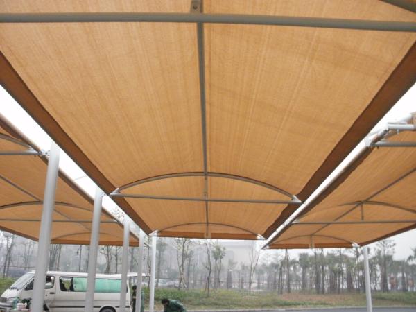 Cheap Car Roof Awning HDPE Fabric Large Size Car Park Awnings For Sale