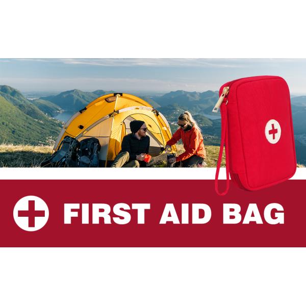 First Aid Bags, Kit Bag, Medical Storage Bag, Portable Pouch, Emergency Medicine, Handy Pills Pocket
