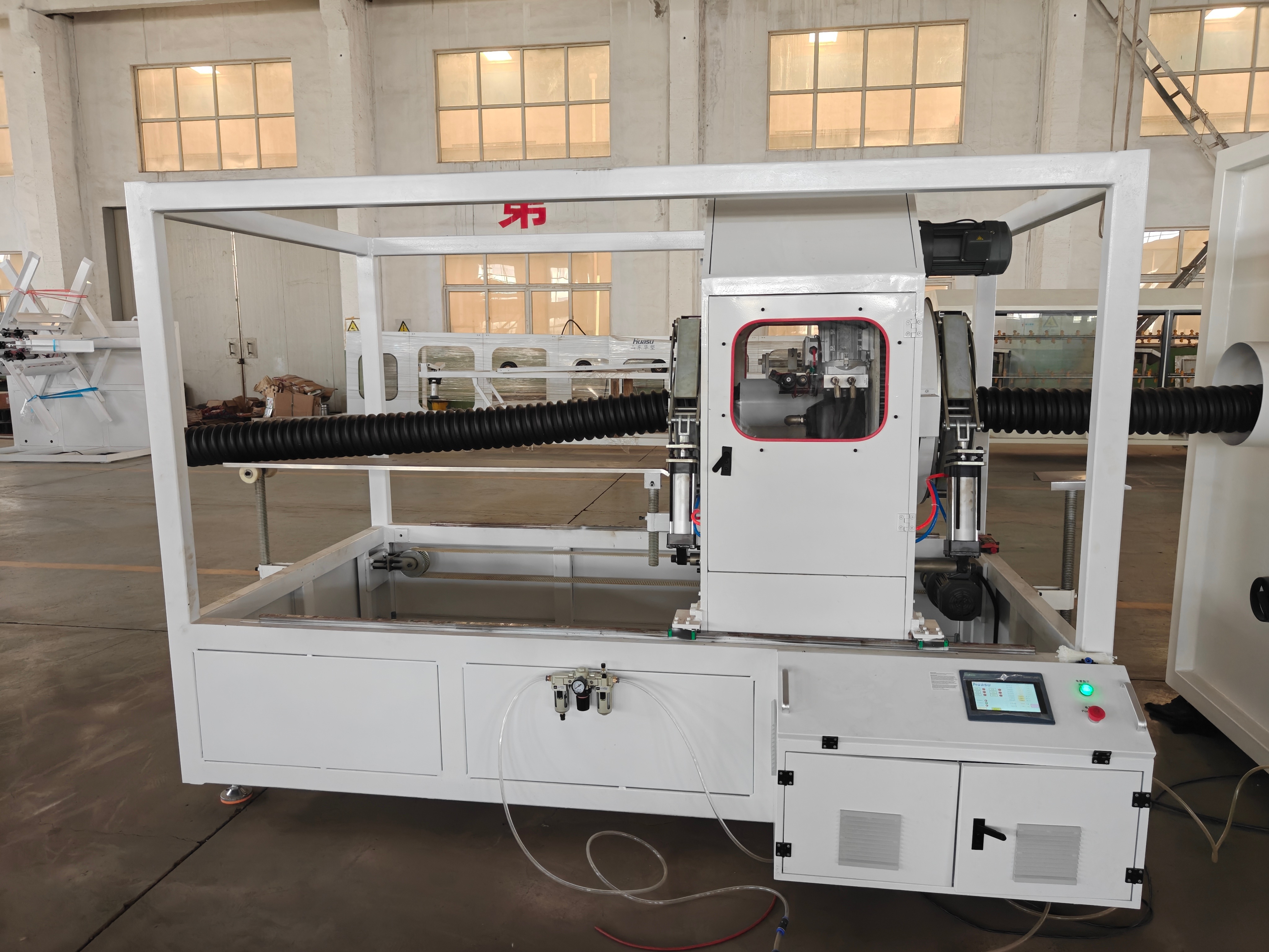 Customized Double Wall Corrugated Pipe Extrusion Line Max Pipe Diameter 1600mm Full Intermeshing Engagement System for Durable Pipe Production