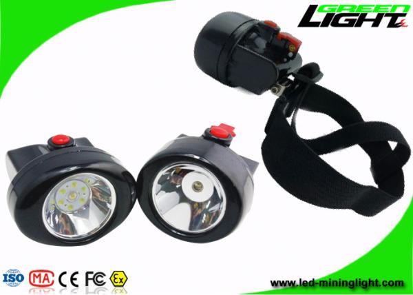 2.8 Ah Cordless LED Headlamp Rechargeable , Long Working Time Miners Cap Lamp