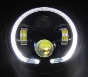 7 led 60w headlight, auto car accessories offroad light 12v, Jeep jk headlight