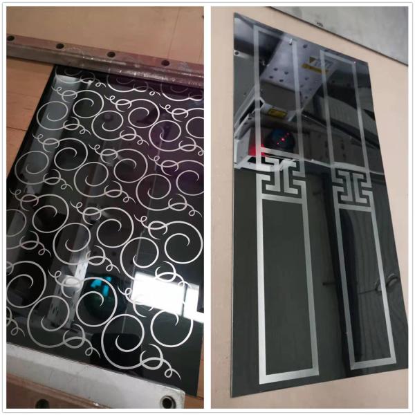 Máquina de gravação química de zinco magnésio a laser de ouro para decoração de chapas de aço inoxidável