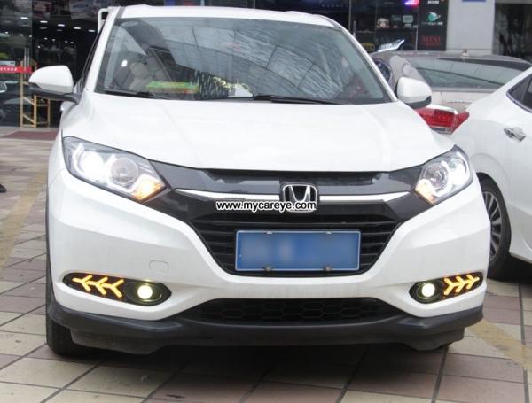 Honda HRV 2014-2017 DRL LED Daytime driving turn signal Fog Lights
