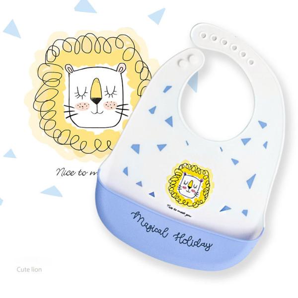 Babadores pequenos do silicone infantil impermeável unisex para neonatos 2 anos 80cm