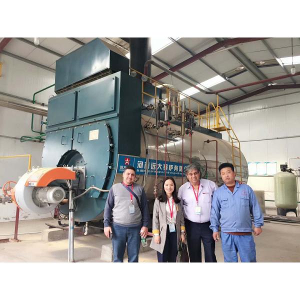 Center Heating Oil Hot Water Boiler For Community / School ISO9001 Certification