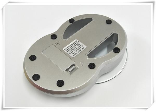 Timer Function Kitchen Weight Scale , Tempered Glass Platform Portable Food Scale