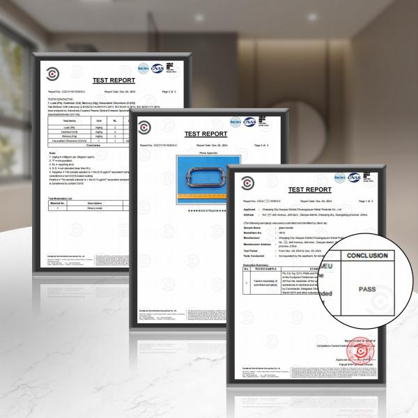 American Style Stainless Steel 304 Shower Handle Back to Back L Shape Square Bathroom Pull Handle