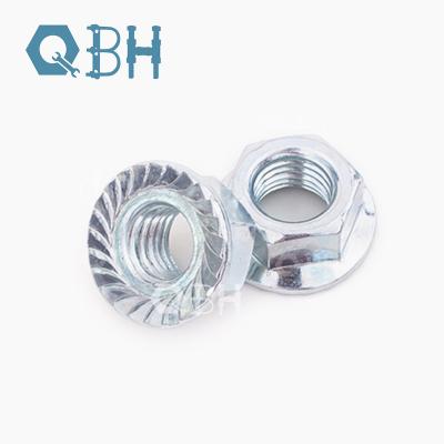 Plain En1661 Cold Forged Toothed Flange Nuts With Serration