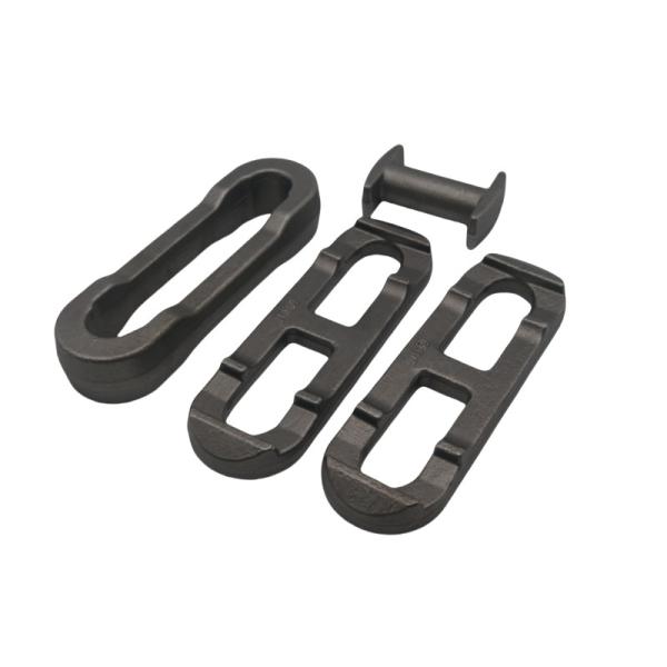 Solid Link Type Drop Forged Chain HRC 40-45 For Mine Machinery