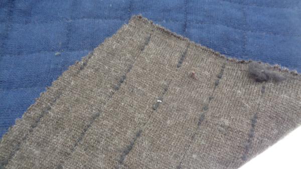 50% Wool 50% Acrylic Bonded Fabric Knitted 140Gsm 150Cm Windproof