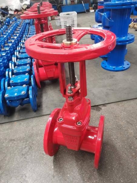 Válvula de porta personalizada de tamanho 2,5 de caudal ascendente tipo flange para GB DIN ANSI GOST Standard