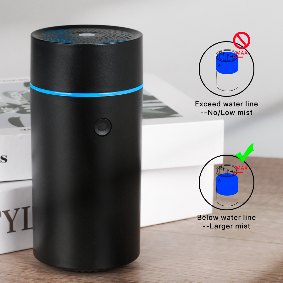 Wholesale Mini USB Portable Car Air Humidifier Scent Air Freshener Customized Room Home Car Essential Oil Aroma Diffuser