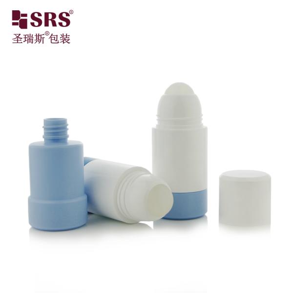 Refillable PP Roll On Bottle 50ml 75ml for Essential Oils and Deodorant