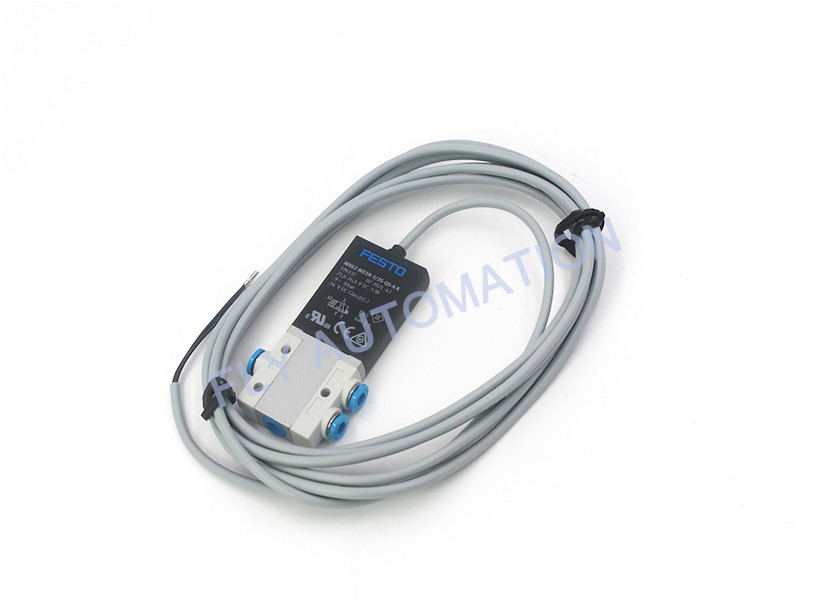 Нормальный закрытый клапан соленоида 24vdc Festo MHE2-MS1H-3/2G-QS-4-K 196137