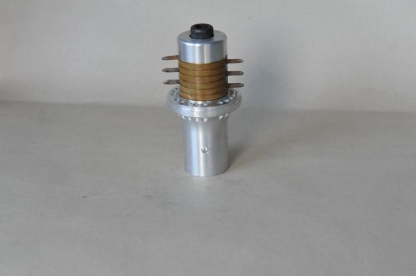Titanium Ultrasonic Converter High Power , Plastic Welding Ultrasonic Vibrator