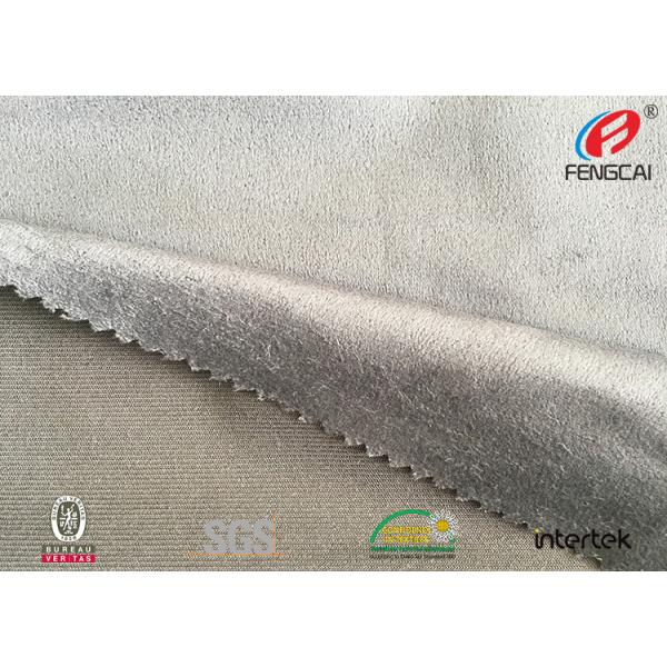 Снуйте вязать ткань Вельбоа бархата полиэстера почищенную щеткой тканью для софы/тюфяка