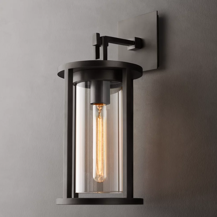 Industrial Design Copper Wall Lamp with 2700K Warm White Light for Living Room Decorative Wall Sconce