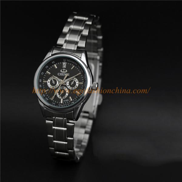 018A Steel Couple Watch Kerean Fashion Jewelry Watch Hotsale USA Quartz Watch for Couple