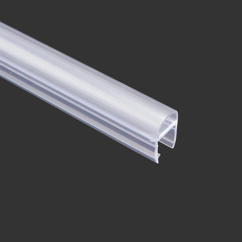прокладка уплотнения Pvc двери 12mm стеклянная ясная с 2,2 метрами длины