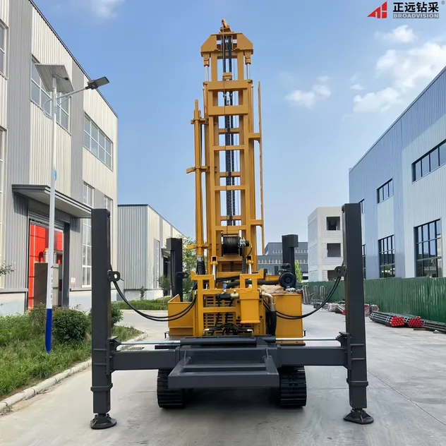 ZB350S Crawler Rig de perforación de pozos de agua 350m Profundidad Diesel eléctrico