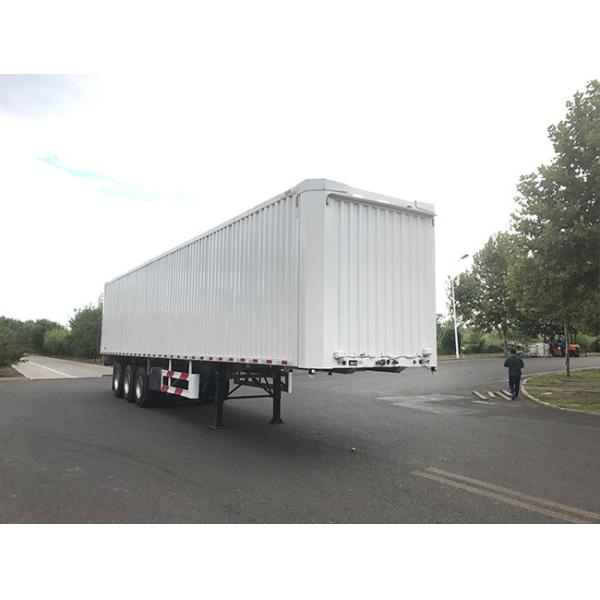 Nuevo tipo de furgoneta de 3 ejes de servicio utilitario de carga pesada remolques de carga de larga distancia remolque de transporte logístico
