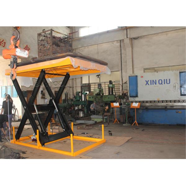 1500 Kg 10000 Lb Stationary Scissor Lift Table Forklift Truck Hydraulic Lifter Dock