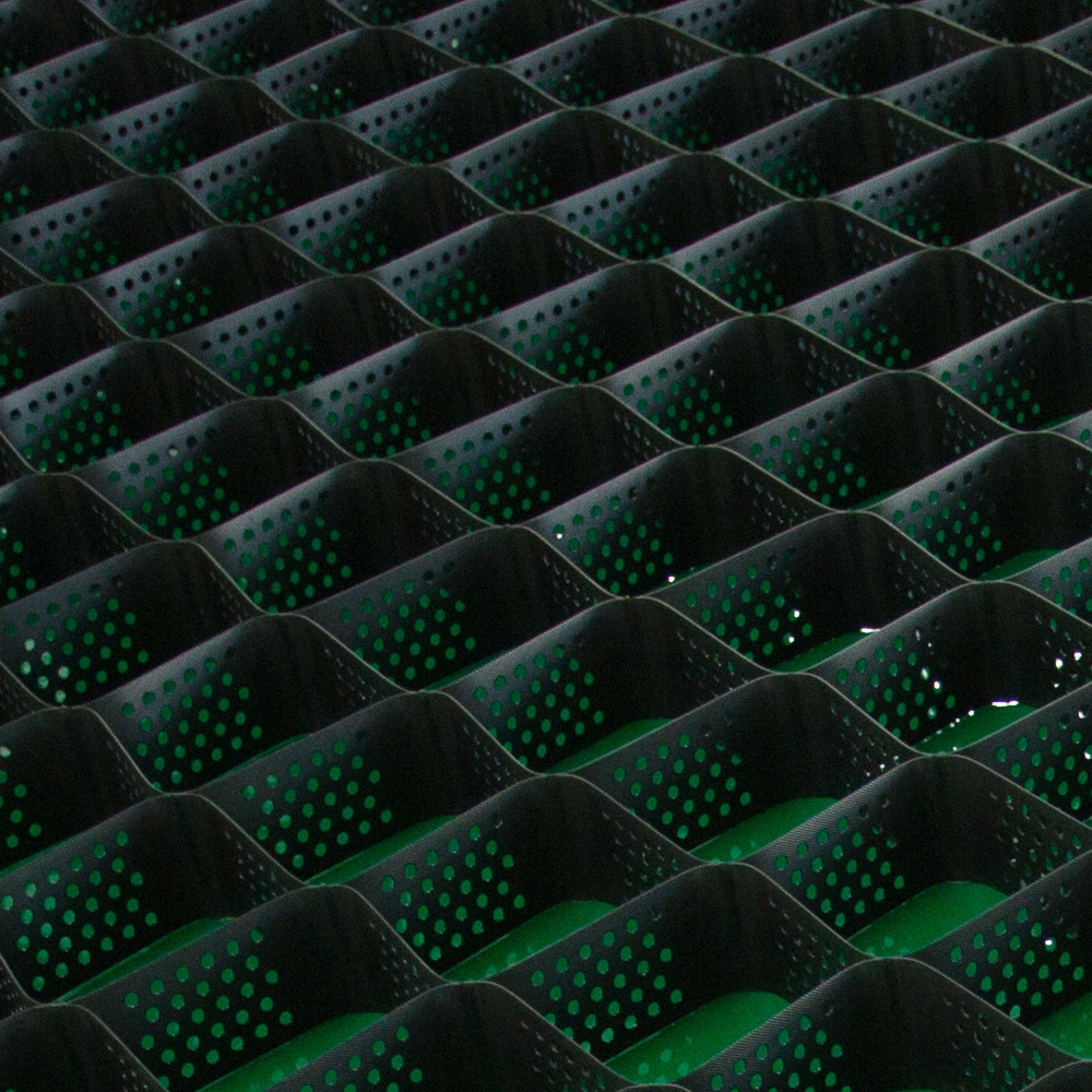 Медоносная стабилизаторная система HDPE гладкий 200 мм Пластмассовый геоклеточный дорожный строительство