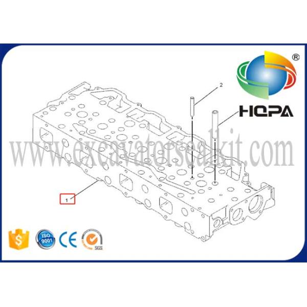 7W-2225 7W2225 Excavator Engine Parts Cylinder Head For Engine 3408 3408B 3412 Caterpilla