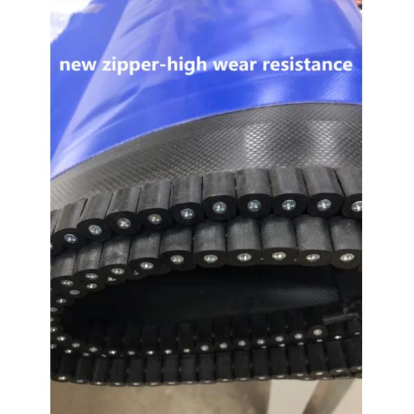 Zipper Rapid Roller Doors Soft Pvc Fabric High Speed 220V