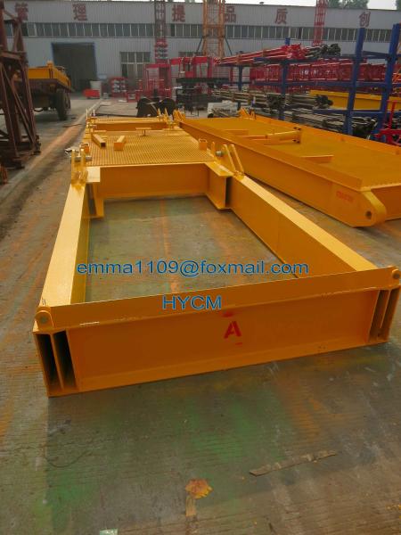10T Tower Cranes TC6520 65M Load 2.0t End Load With 3m Fold Mast Sections