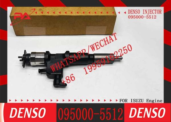 Inyector de tren común 095000-5512 095000 5515 8-97603415-2 conjunto de inyectores de bombas de combustible para Isuzu