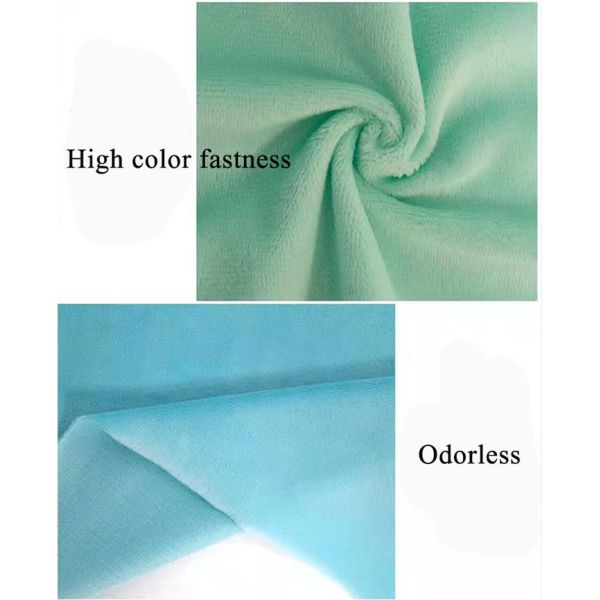 Постельные принадлежности младенца повторно используют 100% полиэстер ткани Minky Velboa